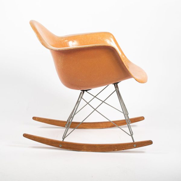 1953 Eames RAR Rocking Chair by Charles and Ray Eames for Herman Miller in Fiberglass Sale