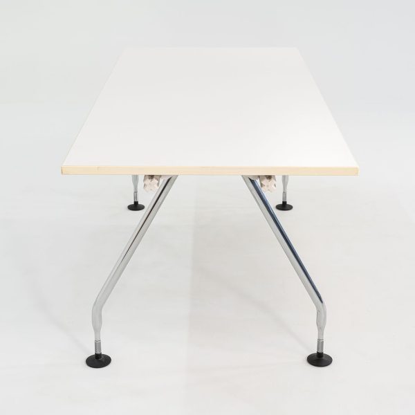 2007 Antonio Citterio for Vitra Ad Hoc Desk With White Laminate Tops 70x32 in 3x Available For Discount