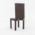 2005 Paolo Piva for B&B ltalia Arcadia High Back Dining Side Chair in Brown Leather 12+ Available Supply