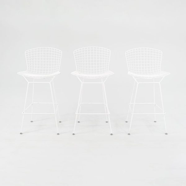 2011 Bertoia Bar Stool, Model 428C by Harry Bertoia for Knoll 8x Available For Sale