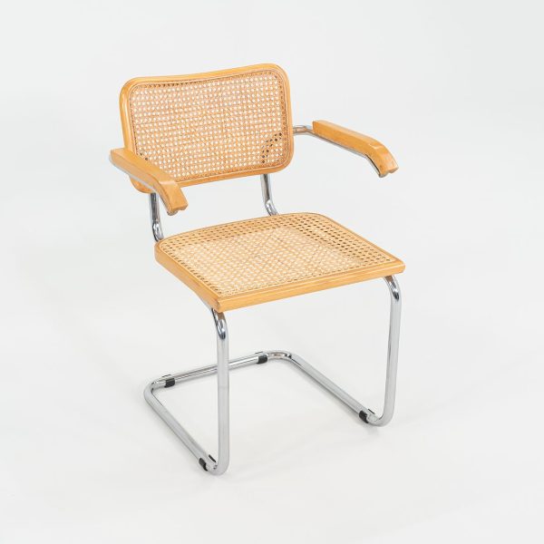 C. 1980s Cesca B64 Dining Arm Chair by Marcel Breuer for Thonet, 7x Available Discount