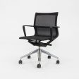 2017 Vitra Physix Rolling Desk Chair by Alberta Meda Black Mesh with Silver Pneumatic Base 3x Available Cheap