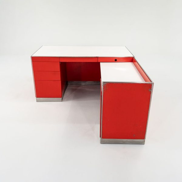 1970s Reception Desk by Davis Allen of SOM Architect for General Fireproofing Co. Hot on Sale