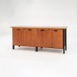 1990s Propeller Credenza Cabinet by Emanuela Frattini for Knoll International in Cherry Discount