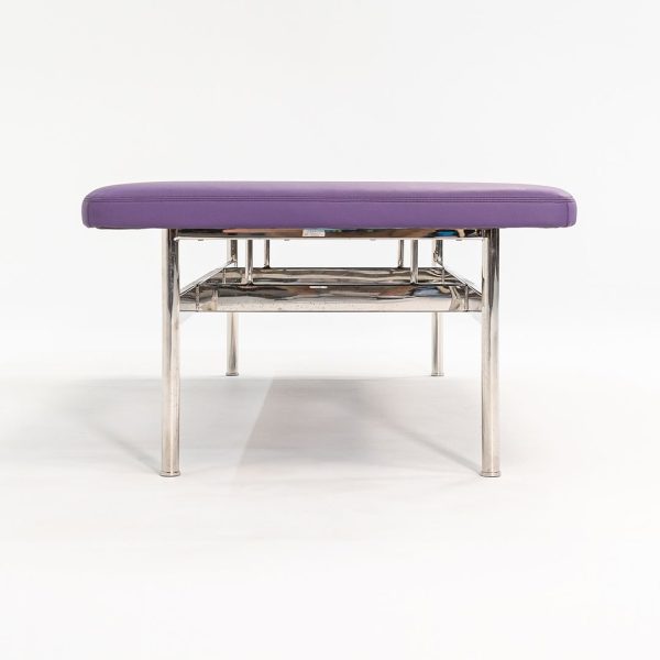 2021 CP.2 Two Seater Bench by Charles Pollock for Bernhardt Design in Purple Vinyl 2x Available Online Hot Sale