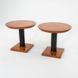 1990s Pair of Michael Graves for Arkitektura Kyoto Side or End Tables in Cherry Sale