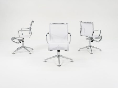 2010s Alias Meetingframe + Tilt 47 447 Chair with Arms by Alberto Meda in Grey 3x Available Cheap