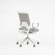 2015 Gray Vitra ID Mesh Desk Chairs by Antonio Citterio Polished Arms   Bases For Sale