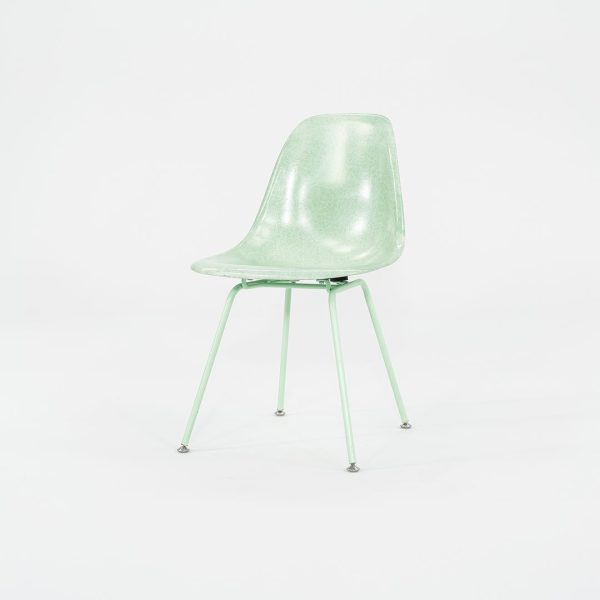 2010s Modernica Eames Fiberglass Side Shell Chairs in Green 1x Available Online Hot Sale