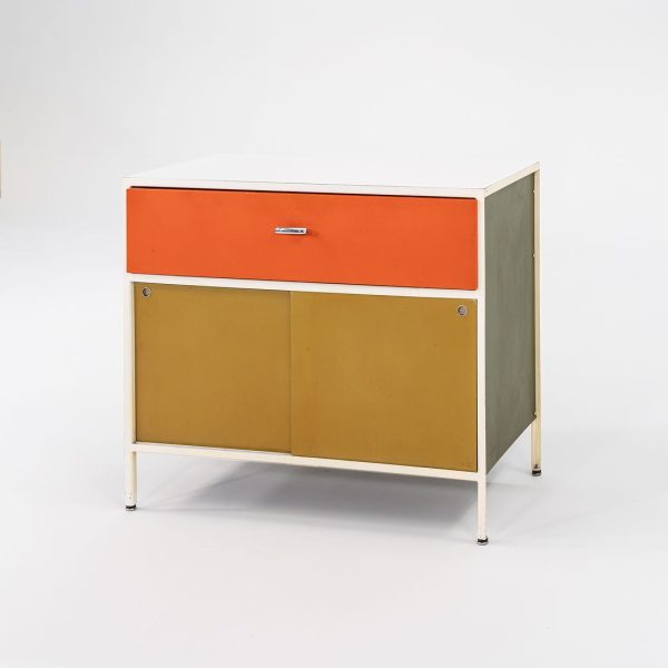 Steel Frame Cabinet Model 4033 by George Nelson for Herman Miller Steel, Masonite, Paint, Iron Supply