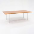 1960s PK-41 Rectangular Dining Table by Poul Kjaerholm for E. Kold Christensen in Oregon Pine and Chromed Steel #1 Cheap