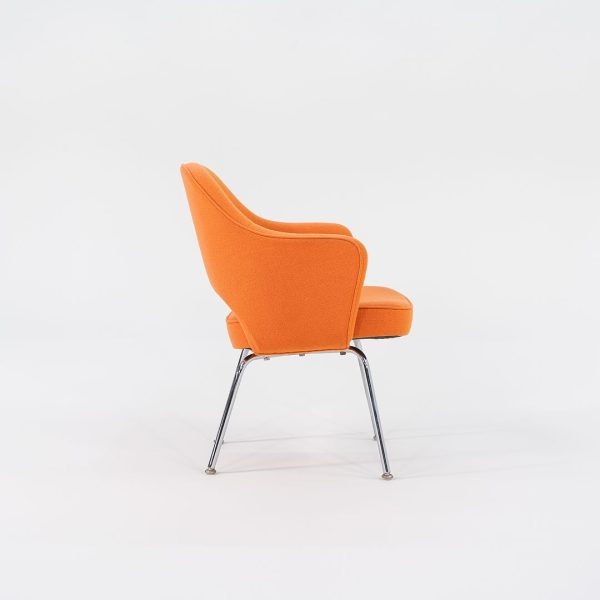 1980s Executive Desk Chair, Model 71 USB by Eero Saarinen for Knoll Steel, Plastic, Foam, Fabric, Plywood, Polyurethane on Sale