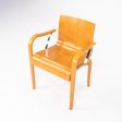 1989 Ginotta Arm Chair by Enrico Franzolini for Crassevig Wood, Steel For Sale