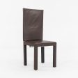 2005 Paolo Piva for B&B ltalia Arcadia High Back Dining Side Chair in Brown Leather 12+ Available Supply