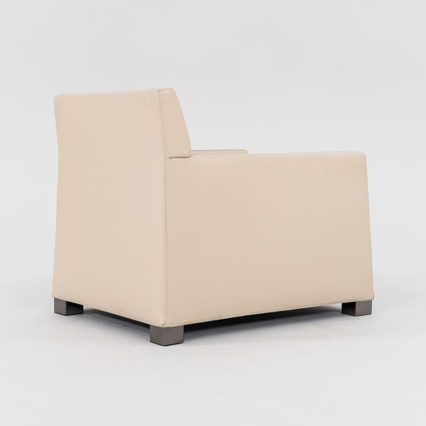 2010s Leather Lounge Chair by Rodolfo Dordoni for MInotti Leather, Foam, Padding, Wood, Steel Online now