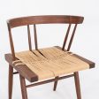 2014 Set of Six Mira Nakashima Grass Seated Dining Chairs in Black Walnut Online