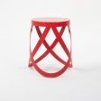 2013 Low Ribbon Stool by Nendo for Cappellini in Red Steel Discount