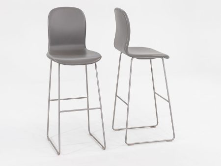 2015 Tate Bar Stool by Jasper Morrison for Cappellini in Leather 7x Available Fashion