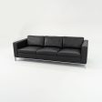 2010s Foster 503 Sofa by Lord Norman Foster for Walter Knoll in Steel and Black Leather Hot on Sale