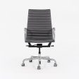 2016 Aluminum Group Executive Desk Chair, EA337 by Ray and Charles Eames for Herman Miller in Grey Leather 3x Available Cheap