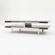 2011 Tara Coffee Table by Deirdre Jordan and Vincente Jimenez of Troscan Design for Holly Hunt in Rosewood and Polished Steel For Cheap