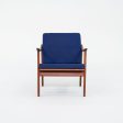 1960s Model 563 Lounge Chair by Frederik Kayser for Vatne Mobler Teak, Foam, Fabric For Discount