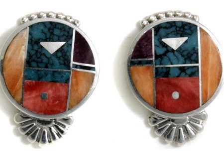 Ray Tracey Inlaid Earrings For Discount