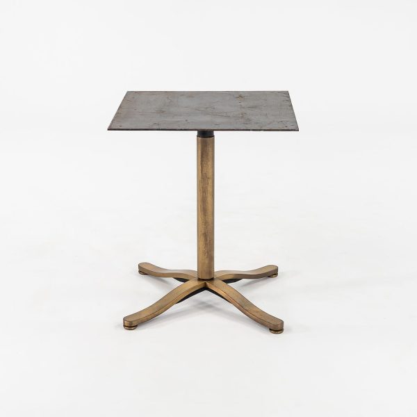 1980s Alpha Table Base by Nicos Zographos for Zographos Designs Bronze 8x Available Online now