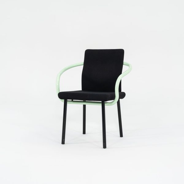 1990s Mandarin Chair by Ettore Sottsass for Knoll with Fabric Upholstery 3x Available Online Hot Sale