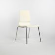 2000s Set of Four Knoll Gigi Chairs by Marco Maran in White and Chrome For Cheap