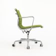 2010s Eames Aluminum Group Management Desk Chair by Ray and Charles Eames for Herman Miller in Green Fabric For Discount