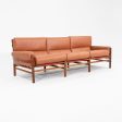 1970s Kontiki Three Seat Sofa by Arne Norell for Scanform with New Upholstery Supply