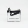 1960s Wassily Lounge Chair, Model B3 by Marcel Breuer for Gavina   Knoll in Black Leather with Chrome Frame 4x Available Online