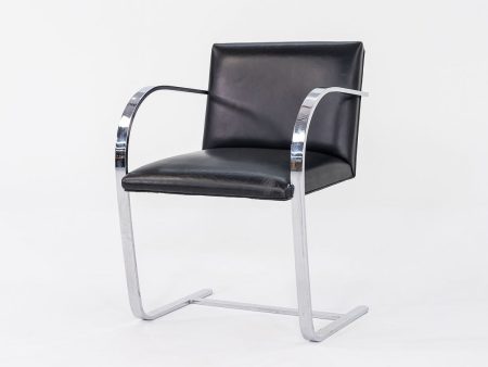 1963 Gordon Bunshaft s Personal Mies van der Rohe Flat Bar Brno Chair Hot on Sale