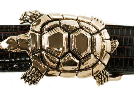 Alexander Kalifano Ancient Bronze 1  Turtle Belt Buckle Hot on Sale