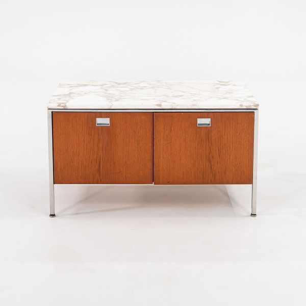 1965 Teak 2-Position Credenza Cabinet by Gordon Bunshaft and Davis Allen for SOM 2x Available For Discount