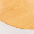 2009 Tulip Dining Table, Model 173O by Eero Saarinen for Knoll in White with Light Oak 42 inch Top #2 Fashion