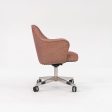 1960s Saarinen Executive Swivel Chair, Model 68S by Eero Saarinen for Knoll in Patterned Fabric Discount