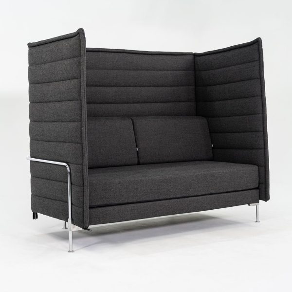 2018 Ronan & Erwan Bouroullec for Vitra Alcove Two Seater Sofa in Grey Fabric Cheap