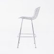 2010s Harry Bertoia for Knoll Bar Stool in Chrome 4x Available Online Sale