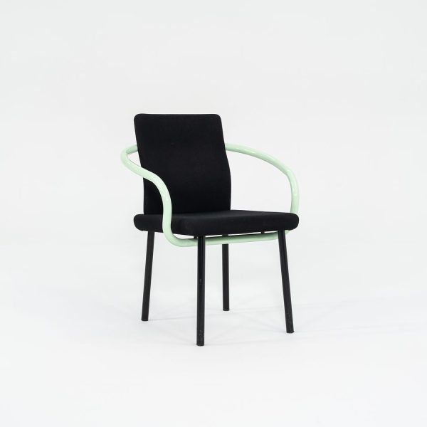 1990s Mandarin Chair by Ettore Sottsass for Knoll with Fabric Upholstery 3x Available Online Hot Sale