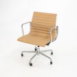 2010s Eames Aluminum Group Management Desk Chair by Ray and Charles Eames for Herman Miller in Tan Leather on Sale