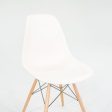 2017 Set of Four DSW Side   Dining Chairs with Dowel Base by Ray and Charles Eames for Herman Miller Hot on Sale