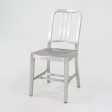 2010s 1006 Navy Dining   Side Chair by Emeco in Brushed Aluminum 19x Available For Cheap