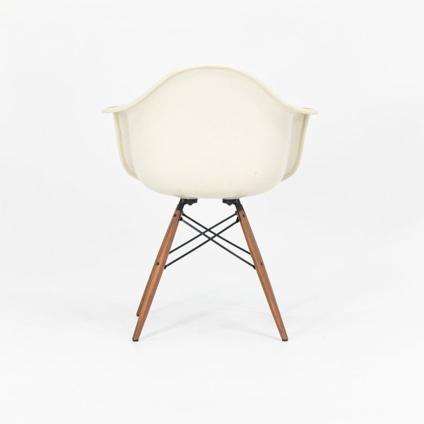 2018 DAW Dining Chair by Ray and Charles Eames for Herman Miller in Fabric and Fiberglass 6x Available Supply