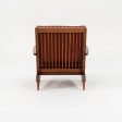 1950s Slatted Lounge Chair with Arms by George Nakashima in Black Walnut For Sale