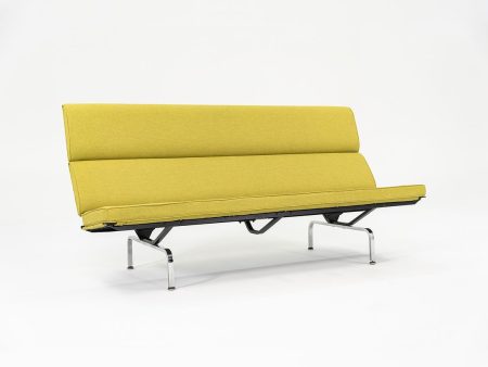 2006 S-473 Compact Sofa by Ray and Charles Eames for Herman Miller with New Yellow Upholstery Cheap