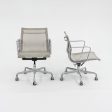 2015 Aluminum Group Management Chair, Model EA335 by Ray and Charles Eames for Herman Miller Aluminum, PVC Mesh, Rubber, Steel, Plastic Sale