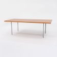 1960s PK41 Rectangular Dining Table by Poul Kjaerholm for E. Kold Christensen in Oregon Pine and Chromed Steel #2 Online now