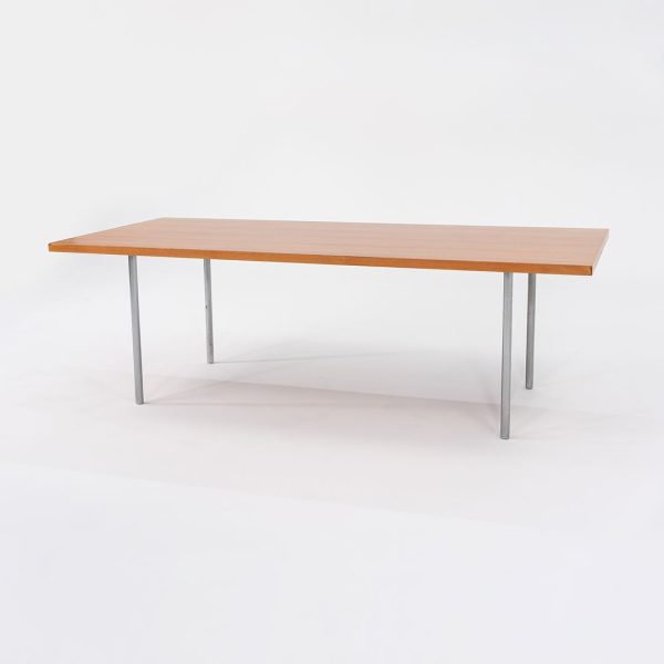 1960s PK41 Rectangular Dining Table by Poul Kjaerholm for E. Kold Christensen in Oregon Pine and Chromed Steel #2 Online now